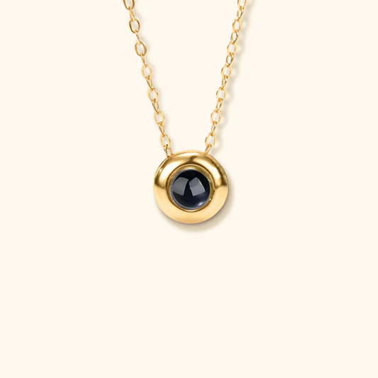 Spherical Photo Projection Necklace