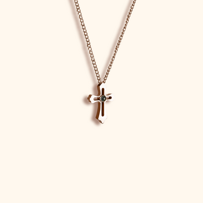 Creed Necklace with Projection Pendant