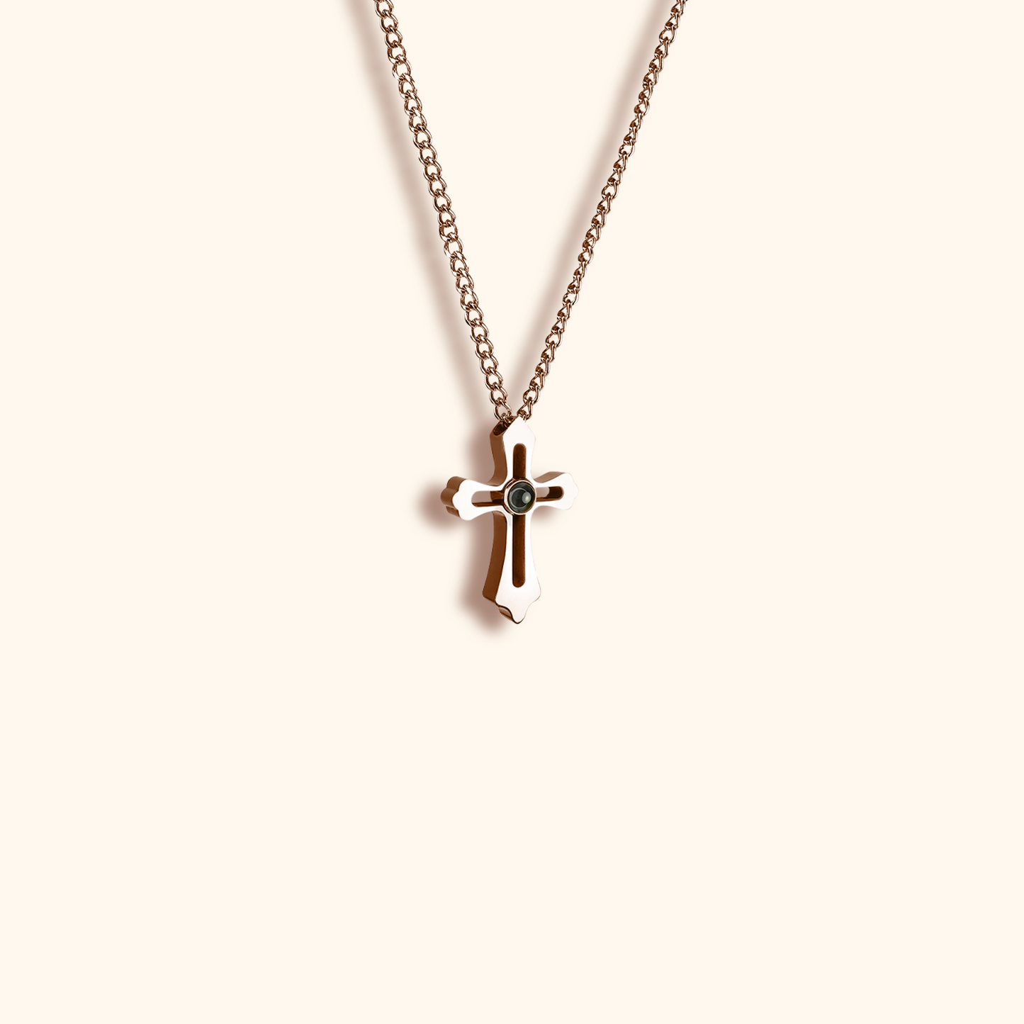 Creed Necklace with Projection Charm