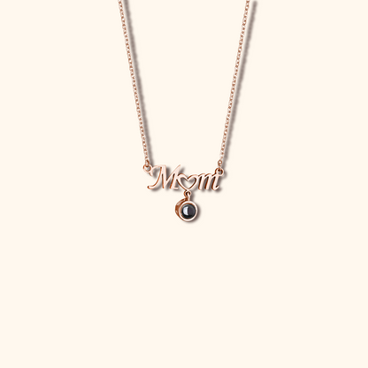 Mum Necklace with Projection Charm