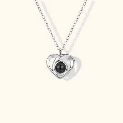 Heart Love Photo Projection Necklace