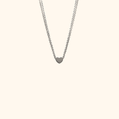 Minimalist Necklace with Heart Pendant