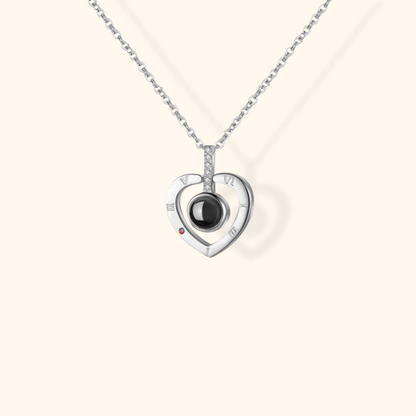 Customisable Baby Projection Charm Necklace