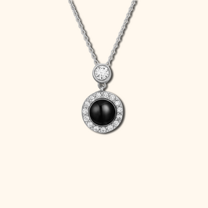 Round Ball Photo Projection Charm Necklace