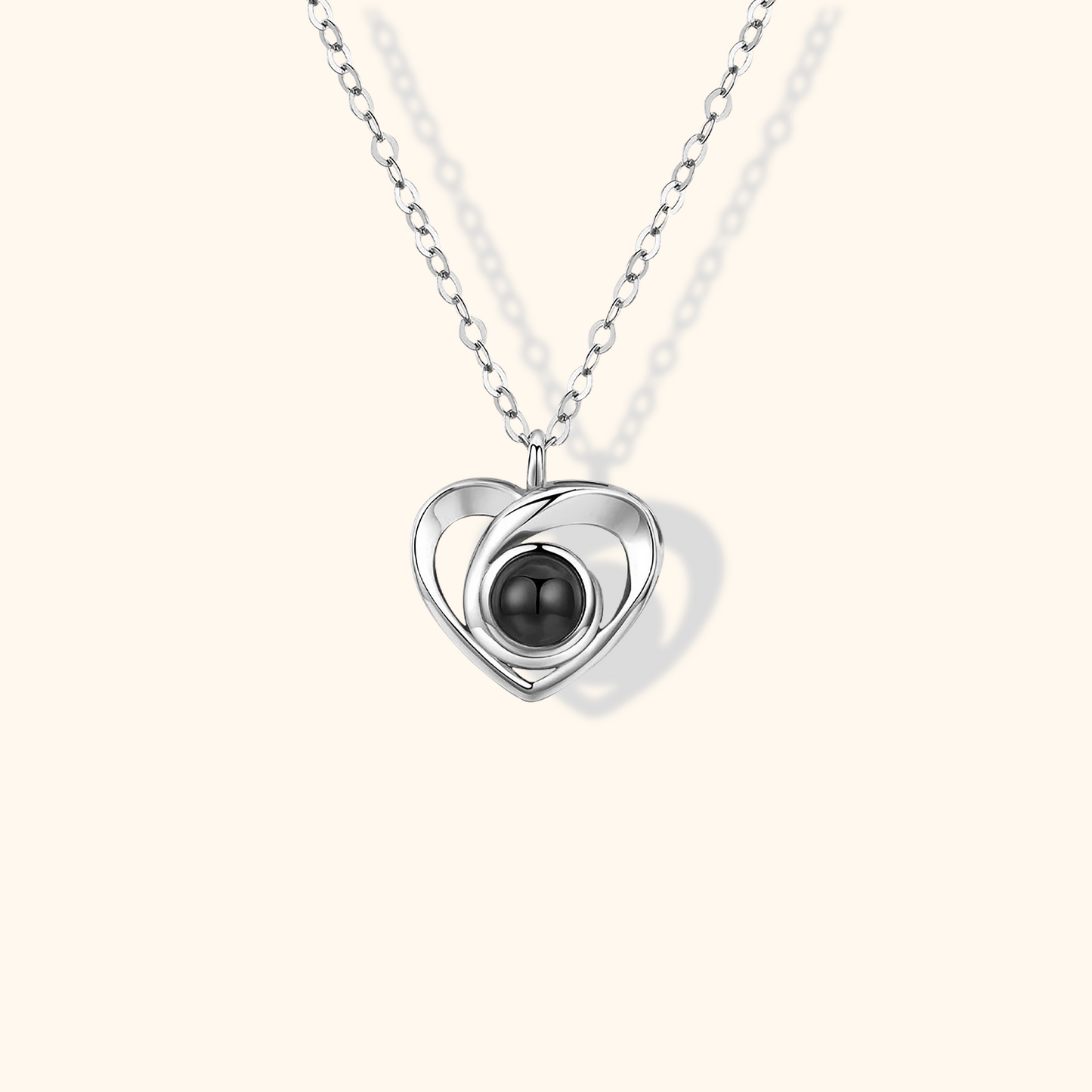 Heart Love Photo Projection Necklace