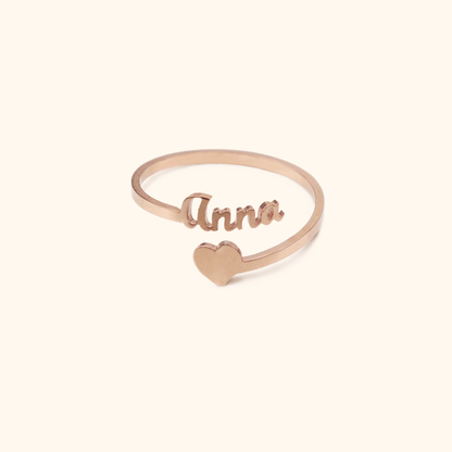 Luxurious Ring with Two Names