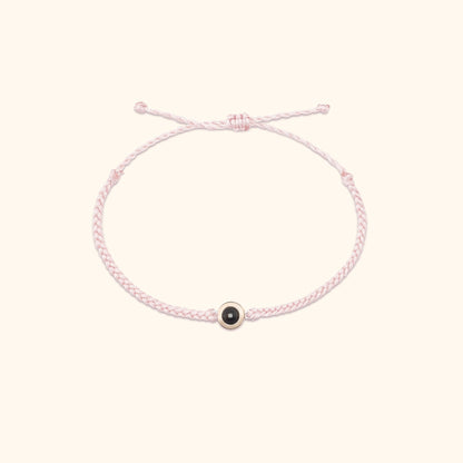 Personalised Circle Photo Bracelet