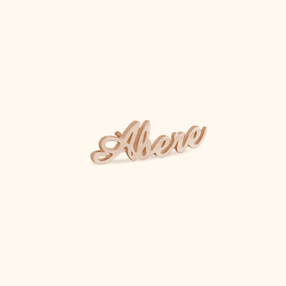 Luxurious Name Plate Earrings