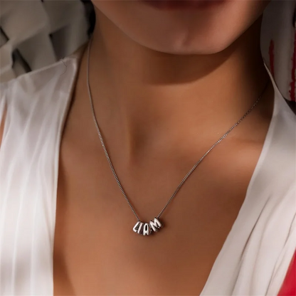 Personalised Bubble Letter Necklace