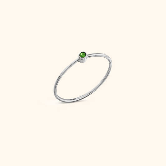 Sparkling Ring with Birthstone