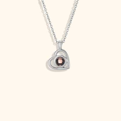 Heart Photo Necklace