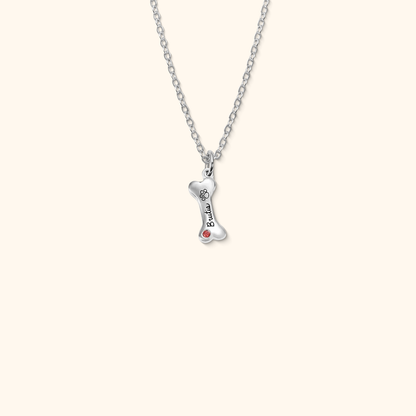 Customisable Dog Bone Necklace for Dog Lovers