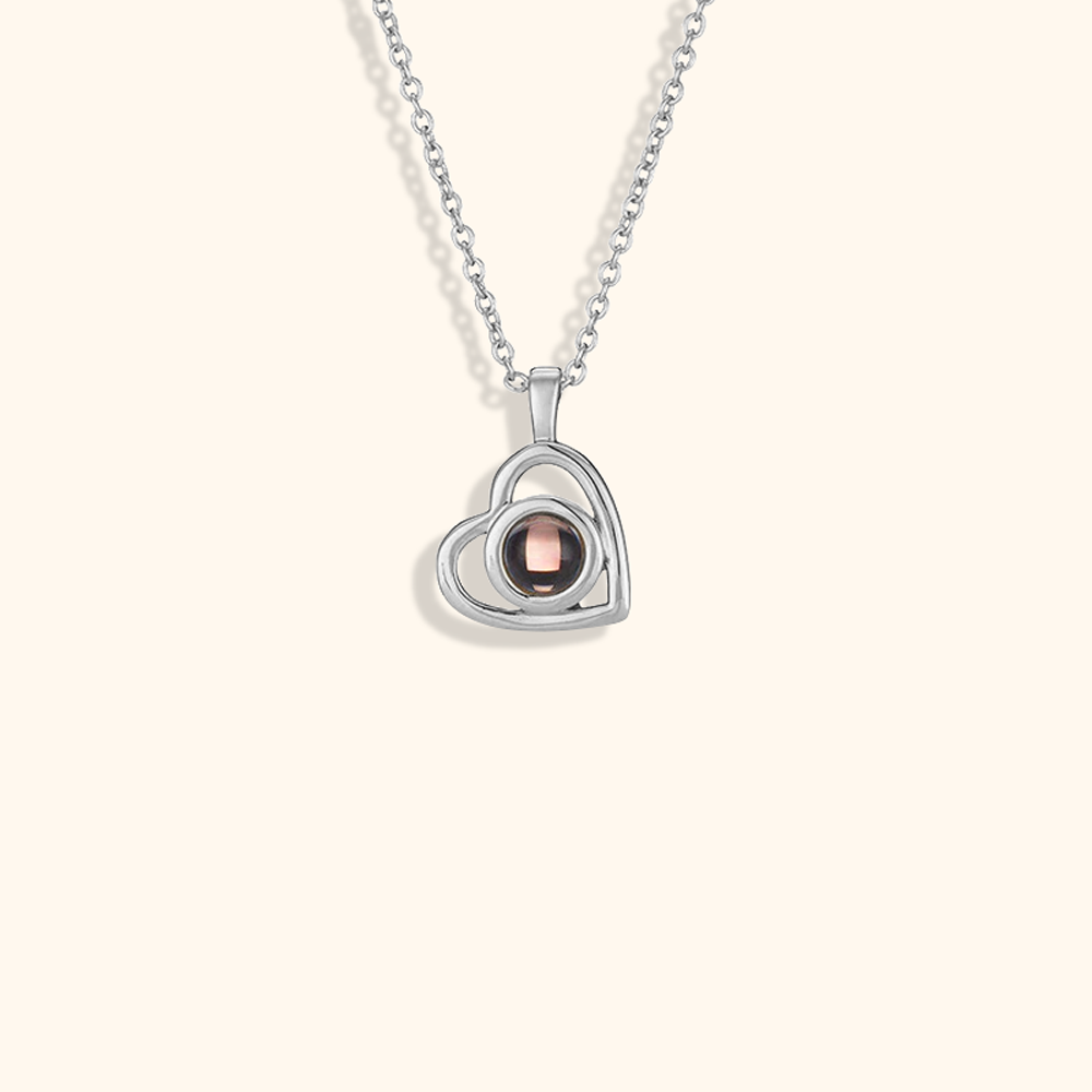 Heart Photo Necklace