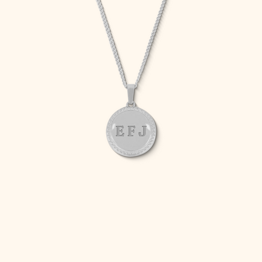 Atelier necklace with round charm
