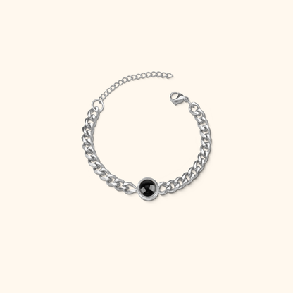 Personalised Cuban Projection Bracelet