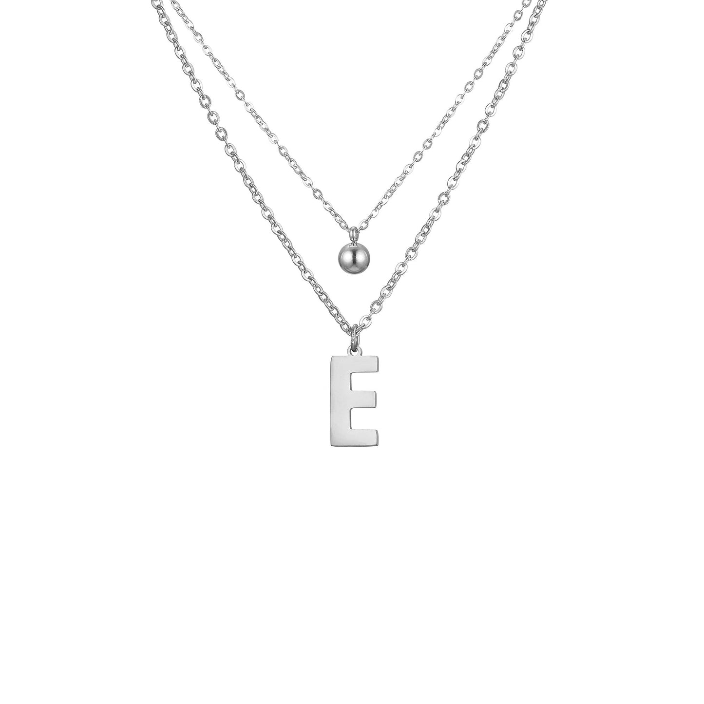 Letter Necklace with Charm