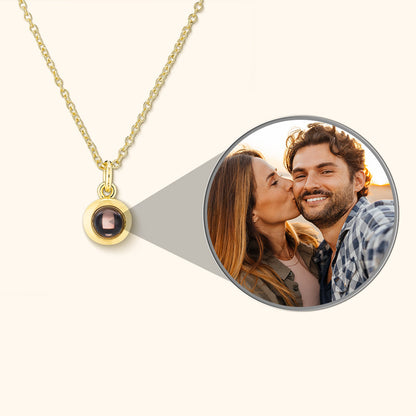 Personalised Circular Photo Necklace