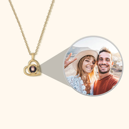 Heart Photo Necklace