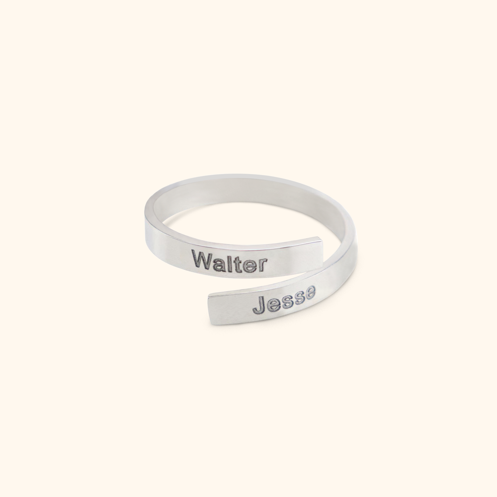 Double Kirographic Name Ring