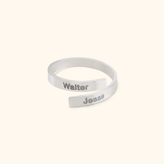 Double Kirographic Name Ring