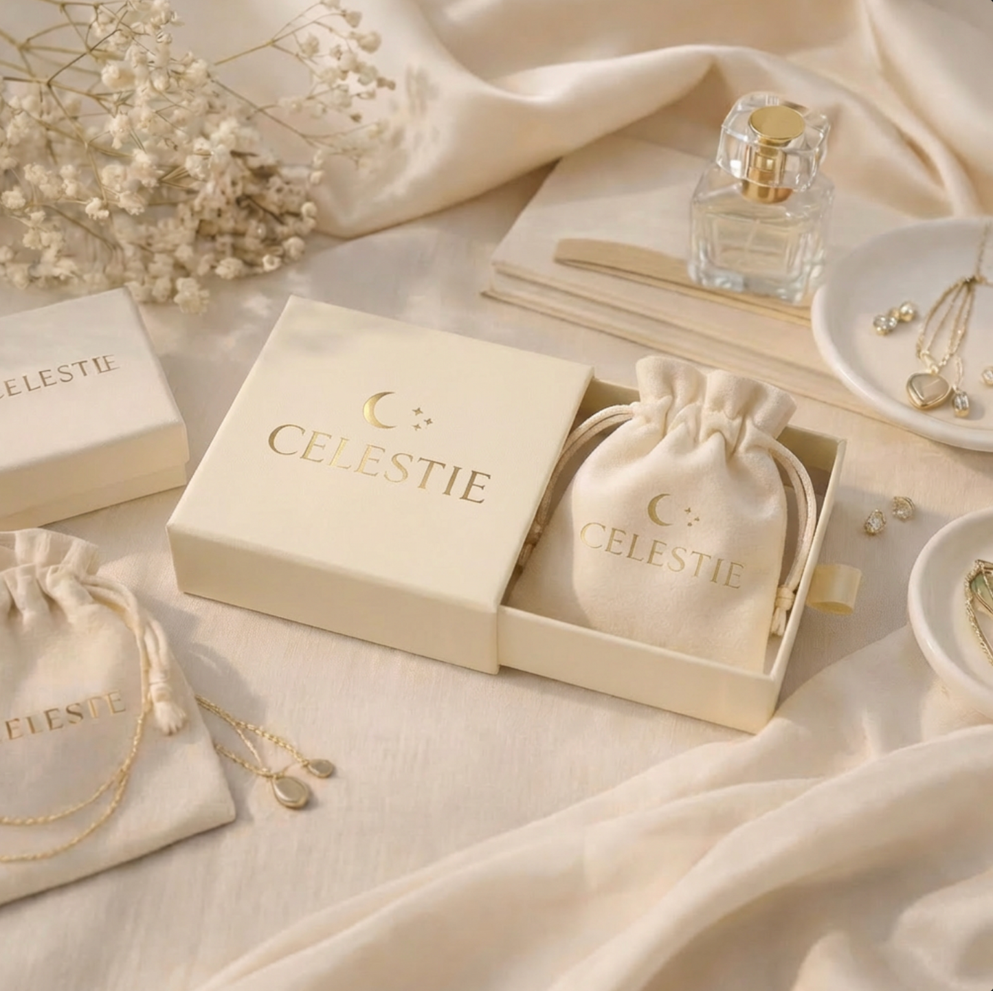 Celestie jewelry packaging