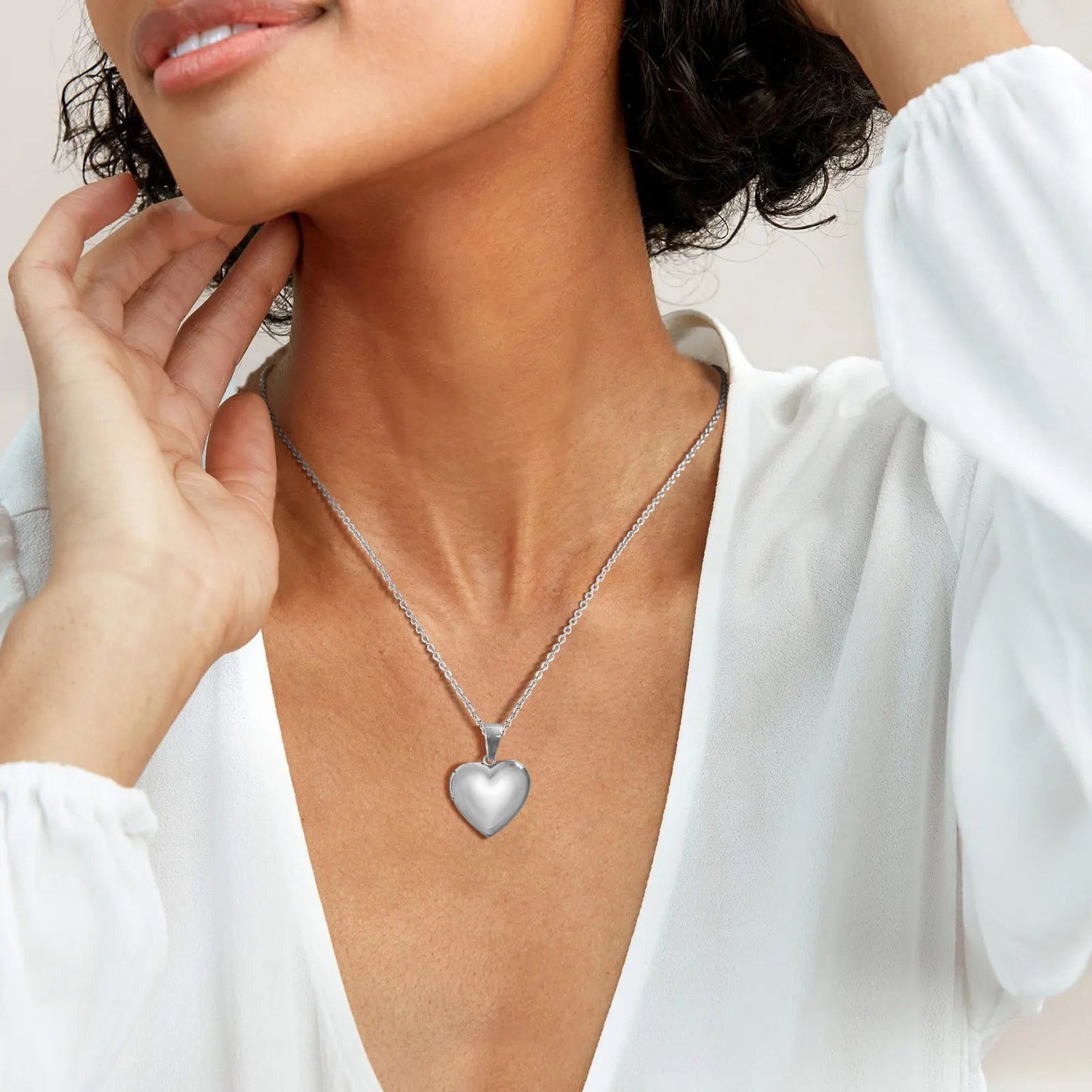 Heart-Shaped Photo Locket