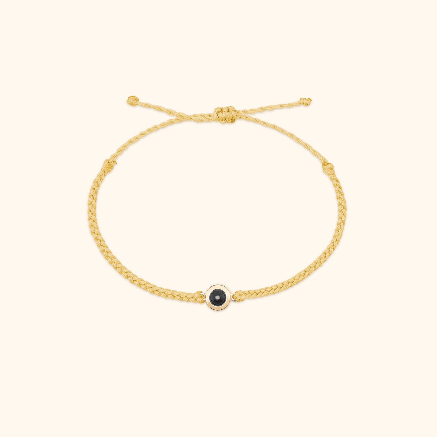Personalised Circle Photo Bracelet