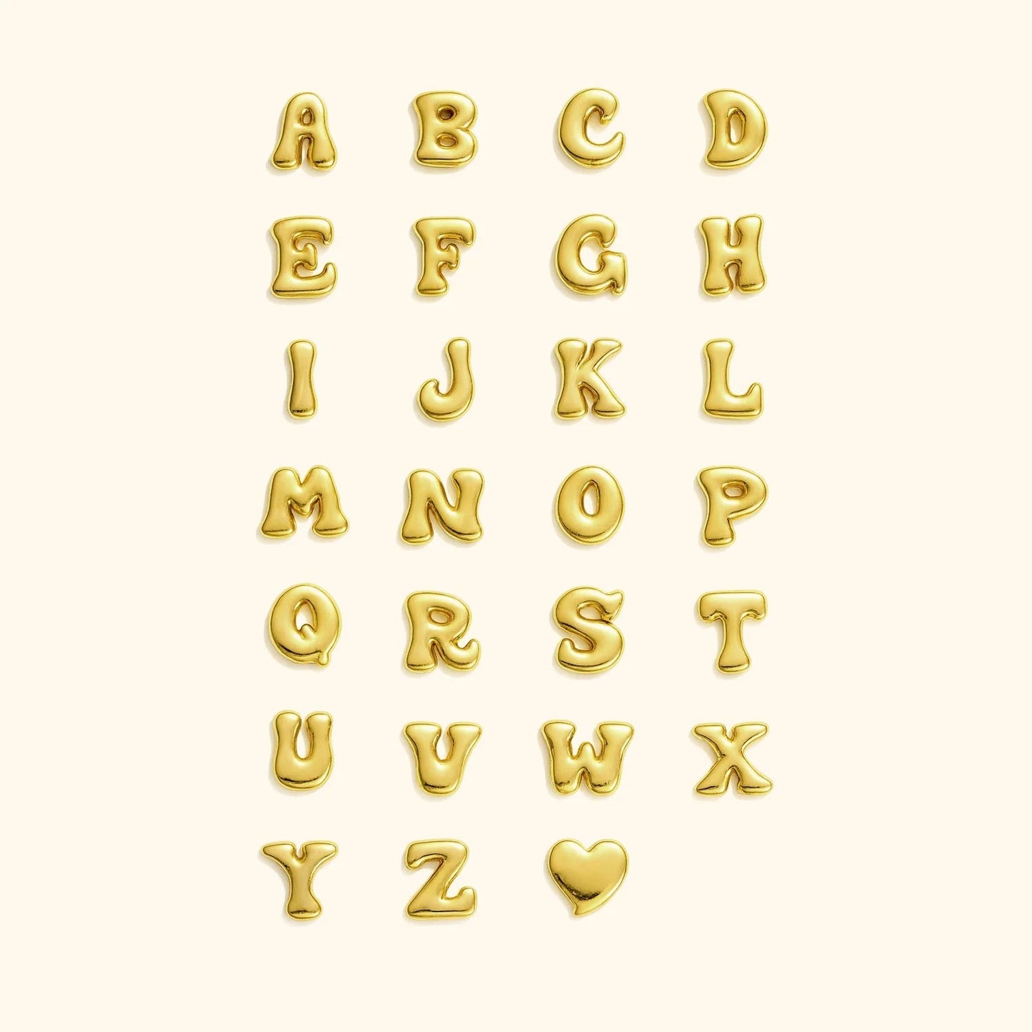 Bubble Letters Name Bracelet