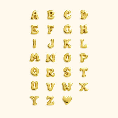 Bubble Letters Name Bracelet