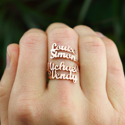 Luxurious Ring with Four Names