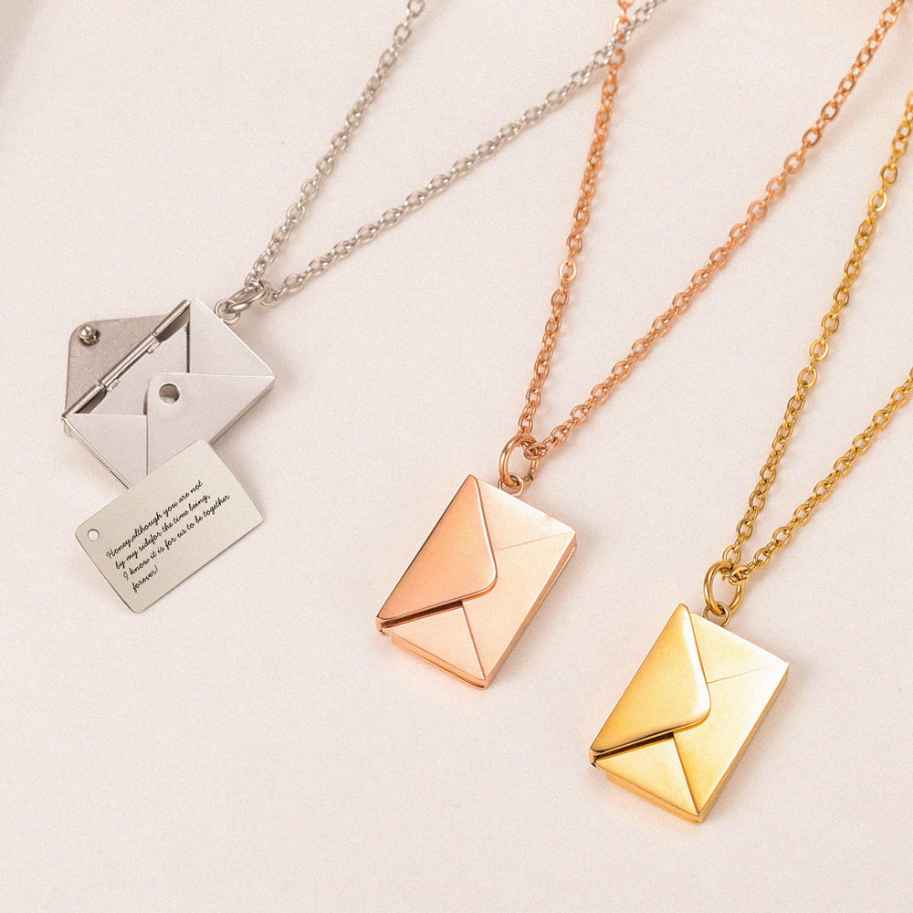 Custom Necklace with Love Letter
