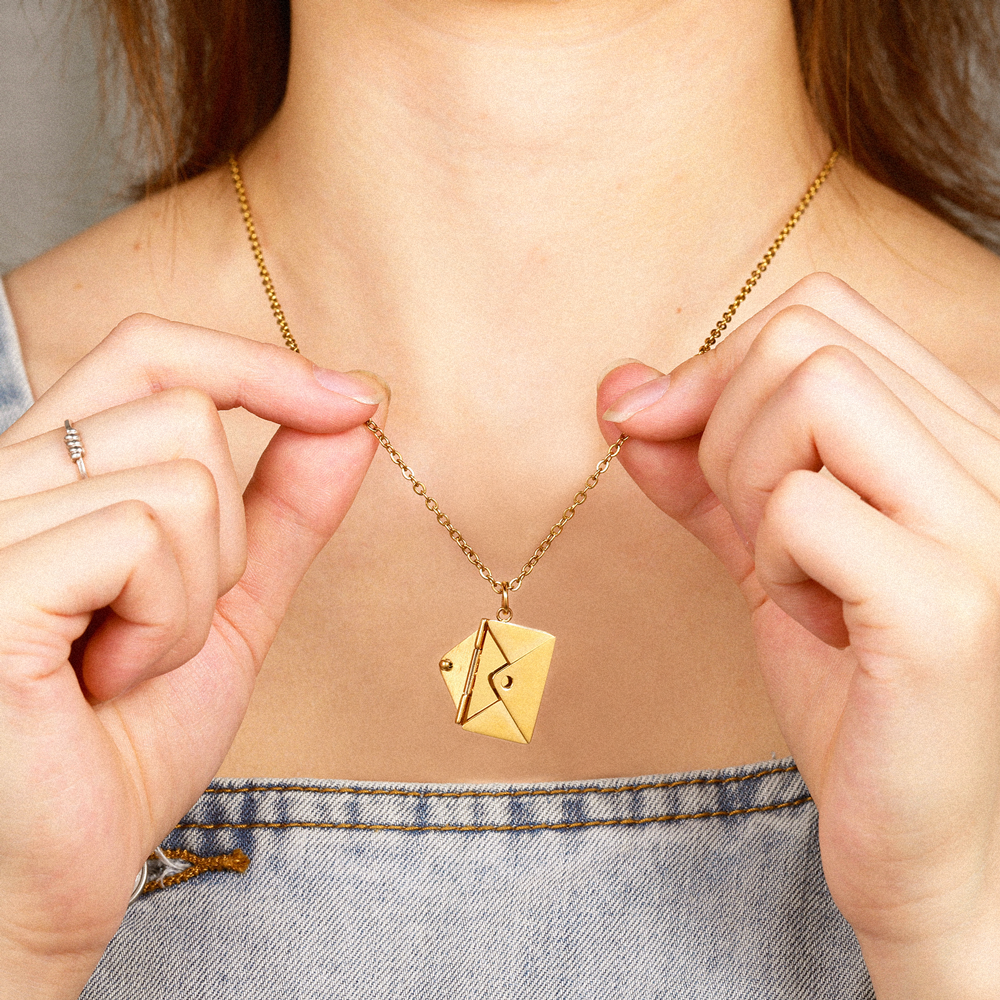 Custom Necklace with Love Letter