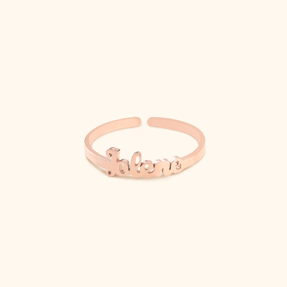 Luxurious Ring With a Name