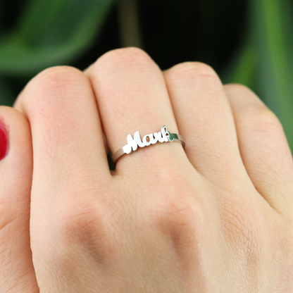 Luxurious Ring With a Name
