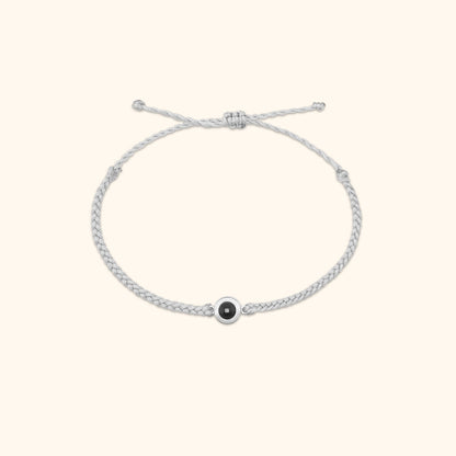 Personalised Circle Photo Bracelet