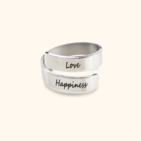 Elegant Ring with Two Names